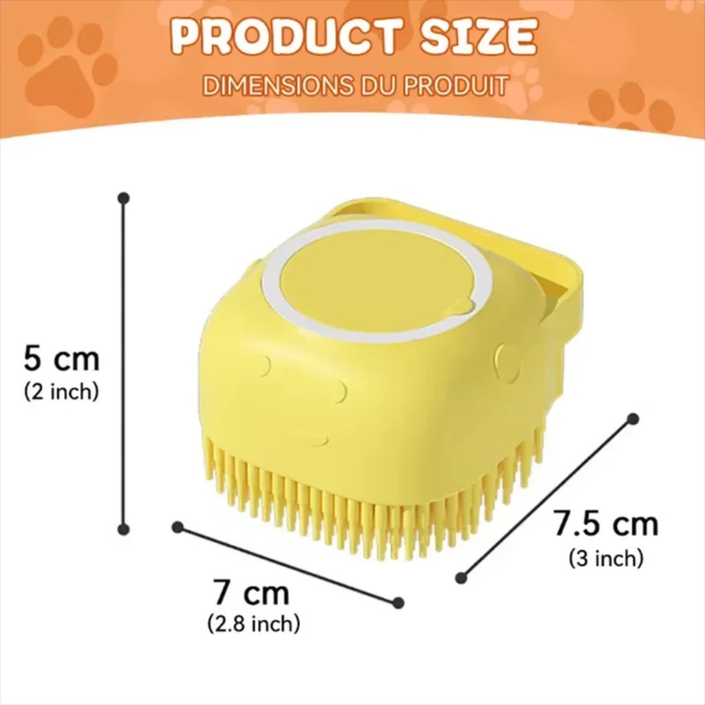 Silicone Bath Massage Brush Mu - огляд і ціна Pet Supplies App