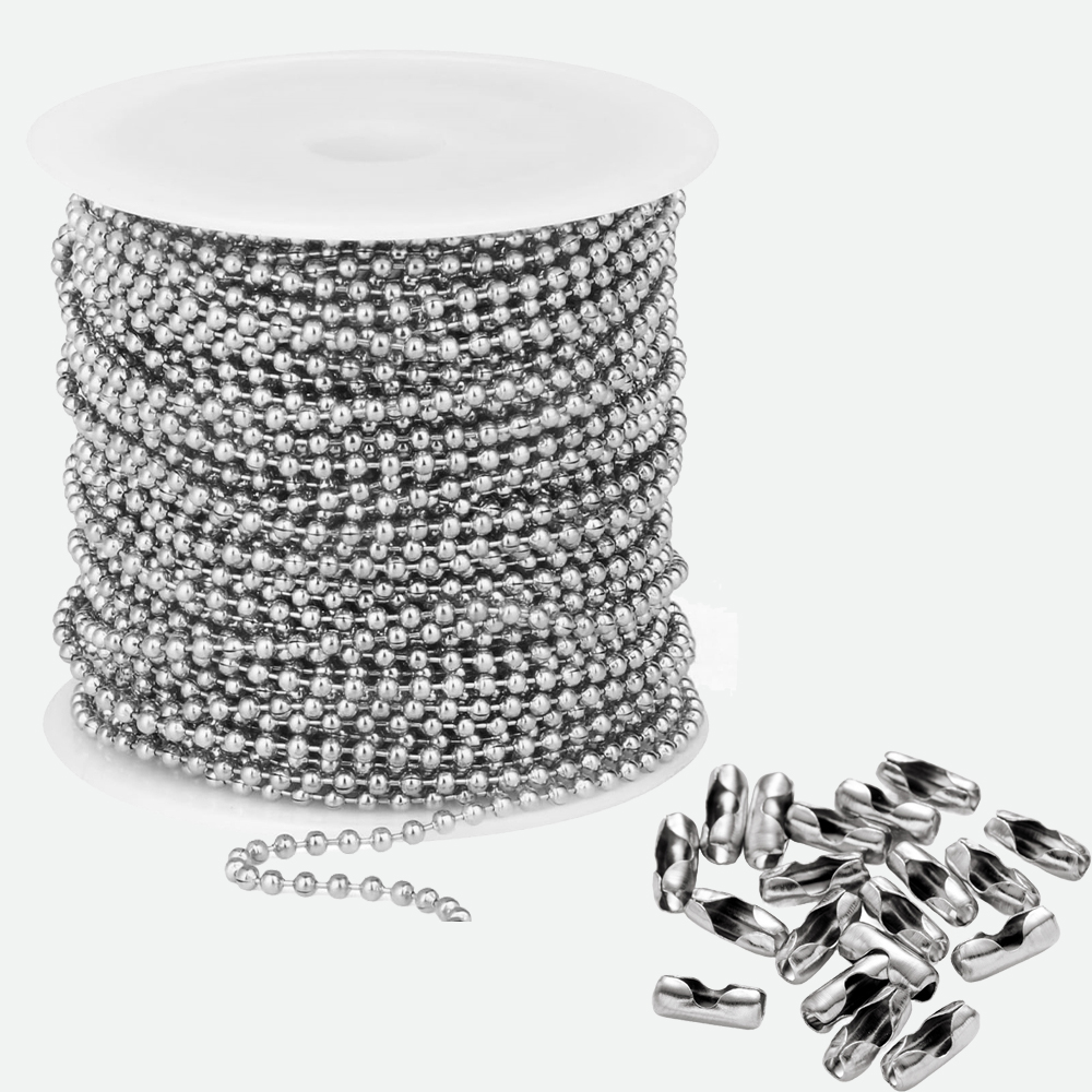 10m Stainless Steel Bead Ball  - огляд і ціна Pet Supplies Discount