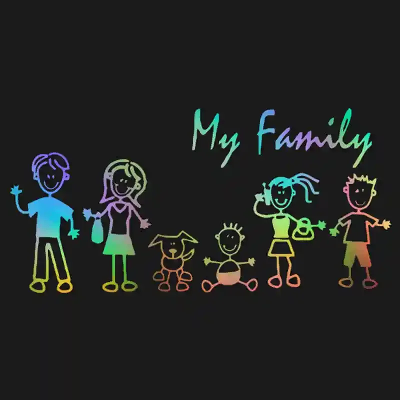 Car Sticker Family Stick Figur - огляд і ціна Pet Supplies Discount